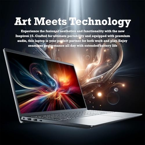 Image of Dell Inspiron 15.6 inch FHD Touchscreen Laptop 2026 Edition | 13th Gen Intel Core i5 (Beat i7-1250U) | 12GB RAM | 1TB Storage (512GB PCIe SSD + 512GB External) | Win 11 with Office 365 for Web