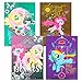 My Little Pony Poster Mystery Set ~ Bundle Includes 4 My Little Pony Wall Posters with Stickers (My Little Pony Room Decor for Kids Boys Girls)