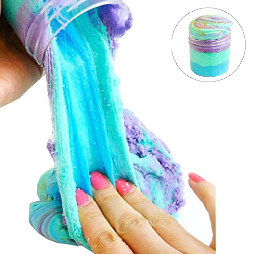 2019 Newest Fairy Putty Fluffy Cloud Slime, Jumbo Fluffy Floam Slime Stress Relief Toy Scented Sludge Toy for Kids and Adults, Super Soft and Non-Sticky by E-Scenery (60ml)