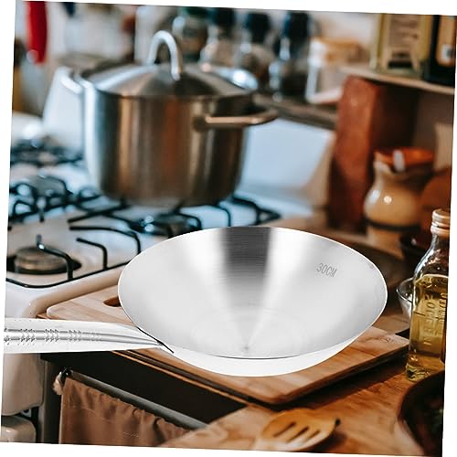 Wok de acero inoxidable IMIKEYA para cocina miniatura 7