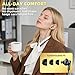 Promise A12 Neckband Bluetooth Earbuds – Wireless Headphones with Built-in Type-C OTG Connector, 60H Playtime, Fast Charging, Noise Cancelling, Magnetic & Lightweight Around-The-Neck Fit (Gold)