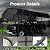 Chilihom Car Port Metal Carport 10 ×15 FT Heavy Duty Carport Kit, Metal Garage Carport Canopy with Galvanized Steel Frame and Roof, Car Tent Shelter Outdoor Storage Shed for Boats and Truck, Charcoal