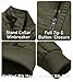EKLENTSON Mens Fall Jacket Military Lightweight Windbreaker Winter Bomber Cargo Jacket Army Green M
