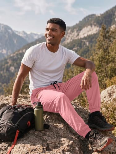 Image of JMIERR Mens Cotton Stretch Joggers Casual Twill Athletic Track Pants