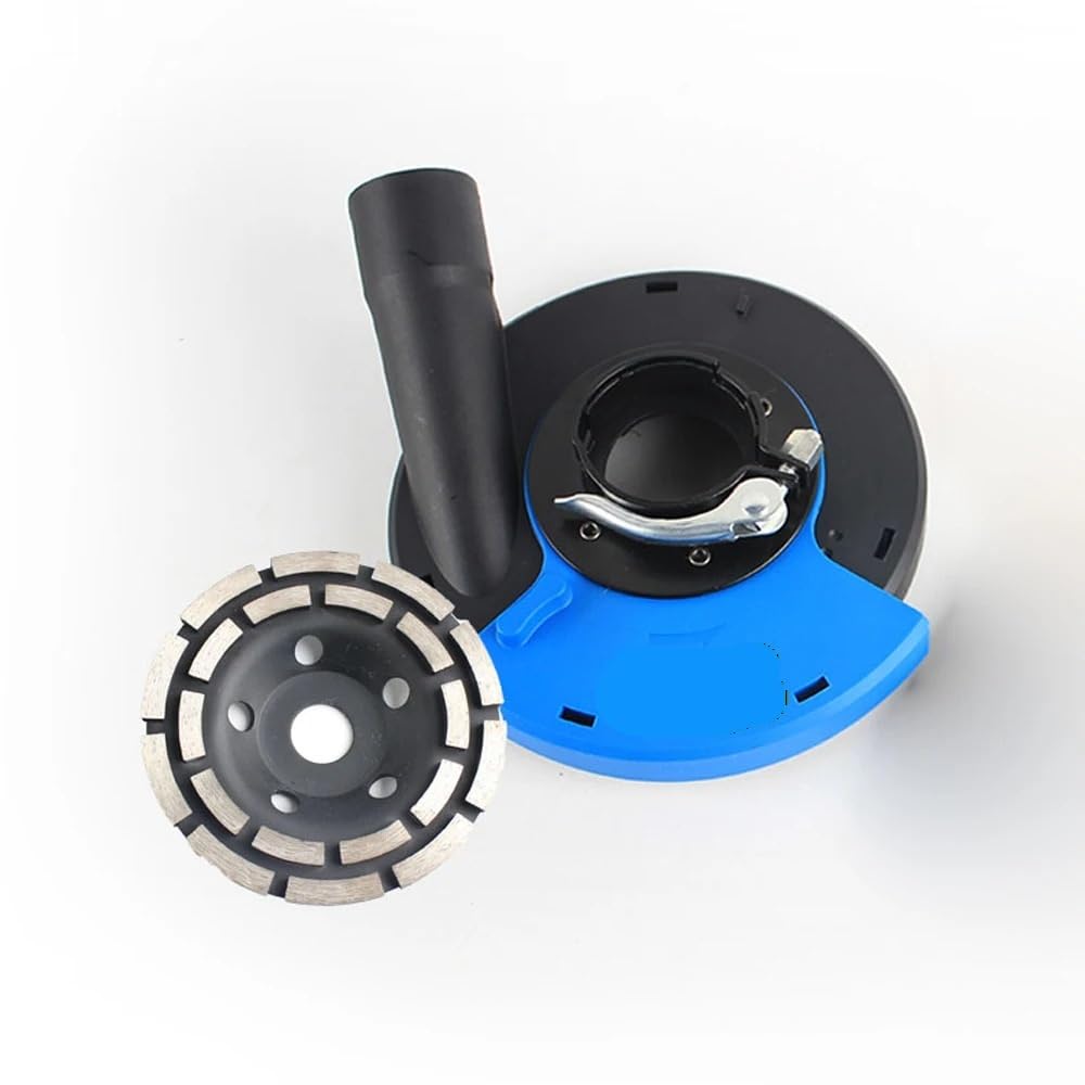 Ewsdsfs Plus 4.5In Wheel 5,7 Inch Angle Grinder Dust Shroud Cover Tools For Concrete Marble Granite Engineered Stone Grinding Collection(Plus 4.5In Wheel)