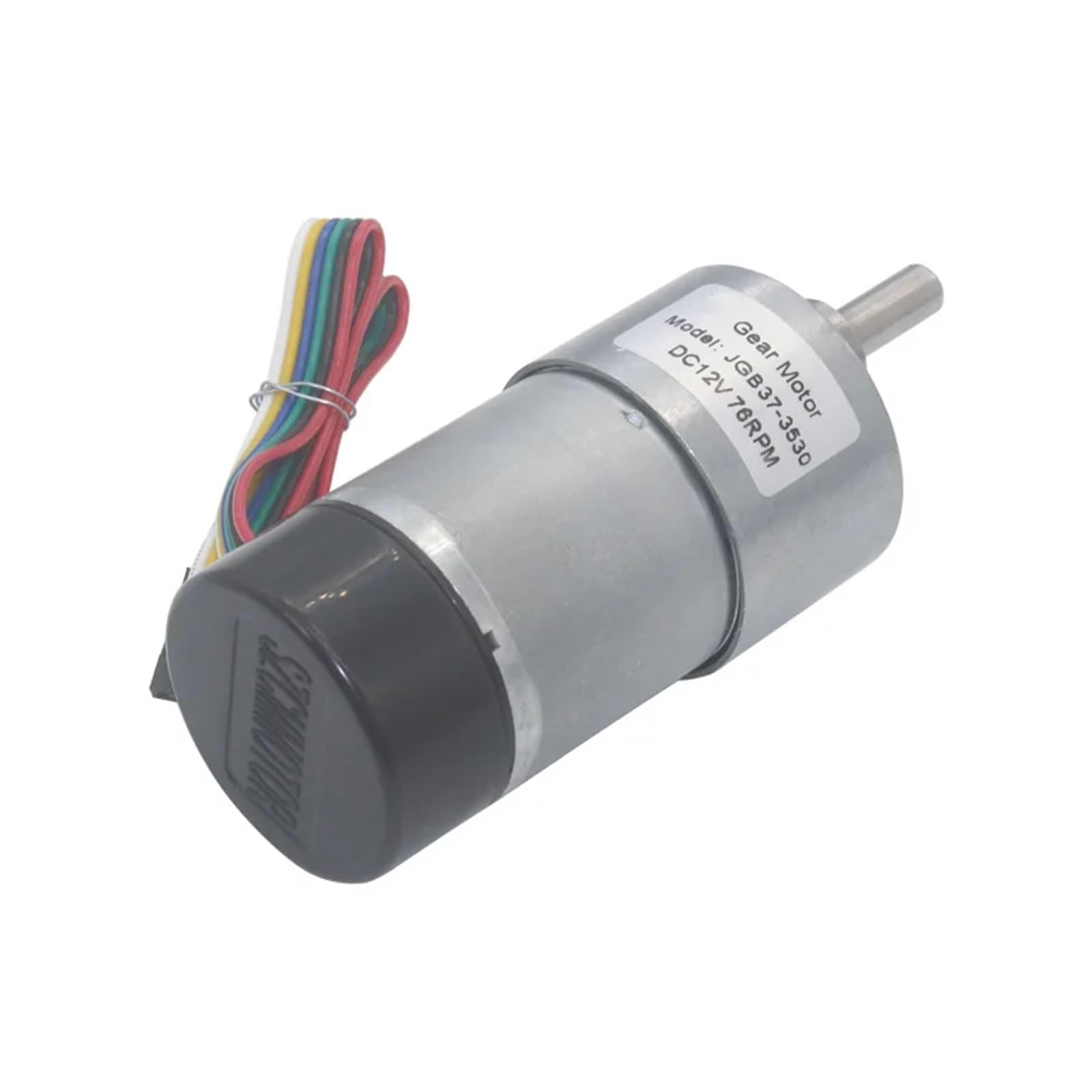 JGB37-3530 DC 12V 24V 6-1600rpm Getriebemotor mit Encoder 1St(111rpm,24V)