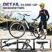 Betterdland 7-Speed Mountain Bike, 26 inch Outdoor Bikes, Dual Suspension Fork for Men Women Adult, High-Carbon Steel Cycing Bicycles, MTB Bicycle with Adjustable Ergonomic Seat, (Black)