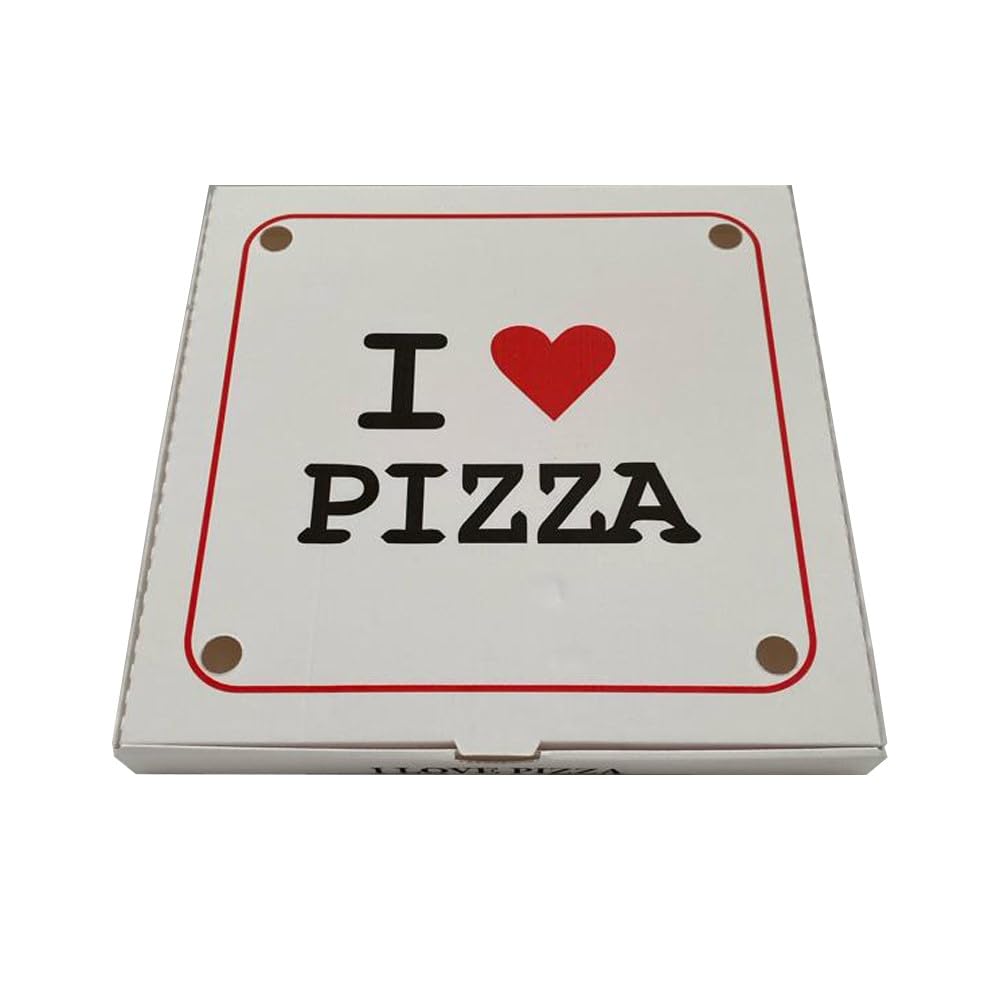 VVV Scatole Pizza 33x33 h 3,5 cm Chiusura Americana Cartone Porta Pizza Termico da Asporto