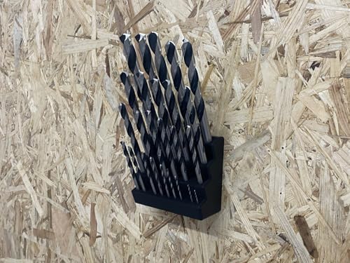 Bohrer Wandhalterung Halter für Metallbohrer 13-1 mm Wandmontage Werkzeugwand inkl. Schrauben