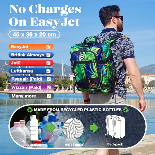 Cabin Max Metz 45x36x20 cm Sac à Dos pour Bagages à Main. Conçu pour s'adapter à la Franchise maximale sous Le siège pour Easyjet 45 x 26 x 20cm 30L – vue 5
