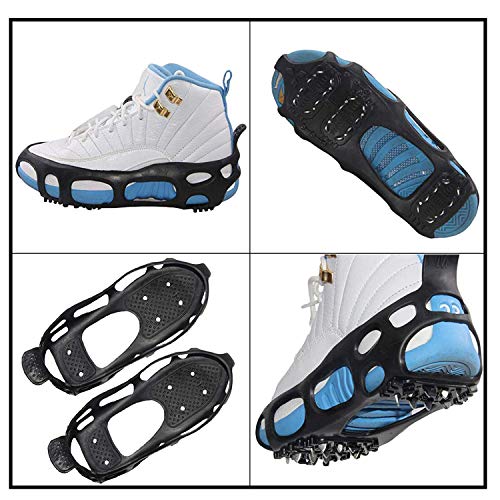 image for AGOOL Ice Cleats Snow Traction Cleats Crampon for Walking on Snow and 