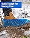 Buself Heavy Duty Disposable Shoe Covers, Extra Large 6.7x17.7 In, Thick 0.3 Oz, Waterproof Non-Slip Shoe Booties, 100 Pieces Boot Covers for Indoor/Outdoor Use, One Size Fits All