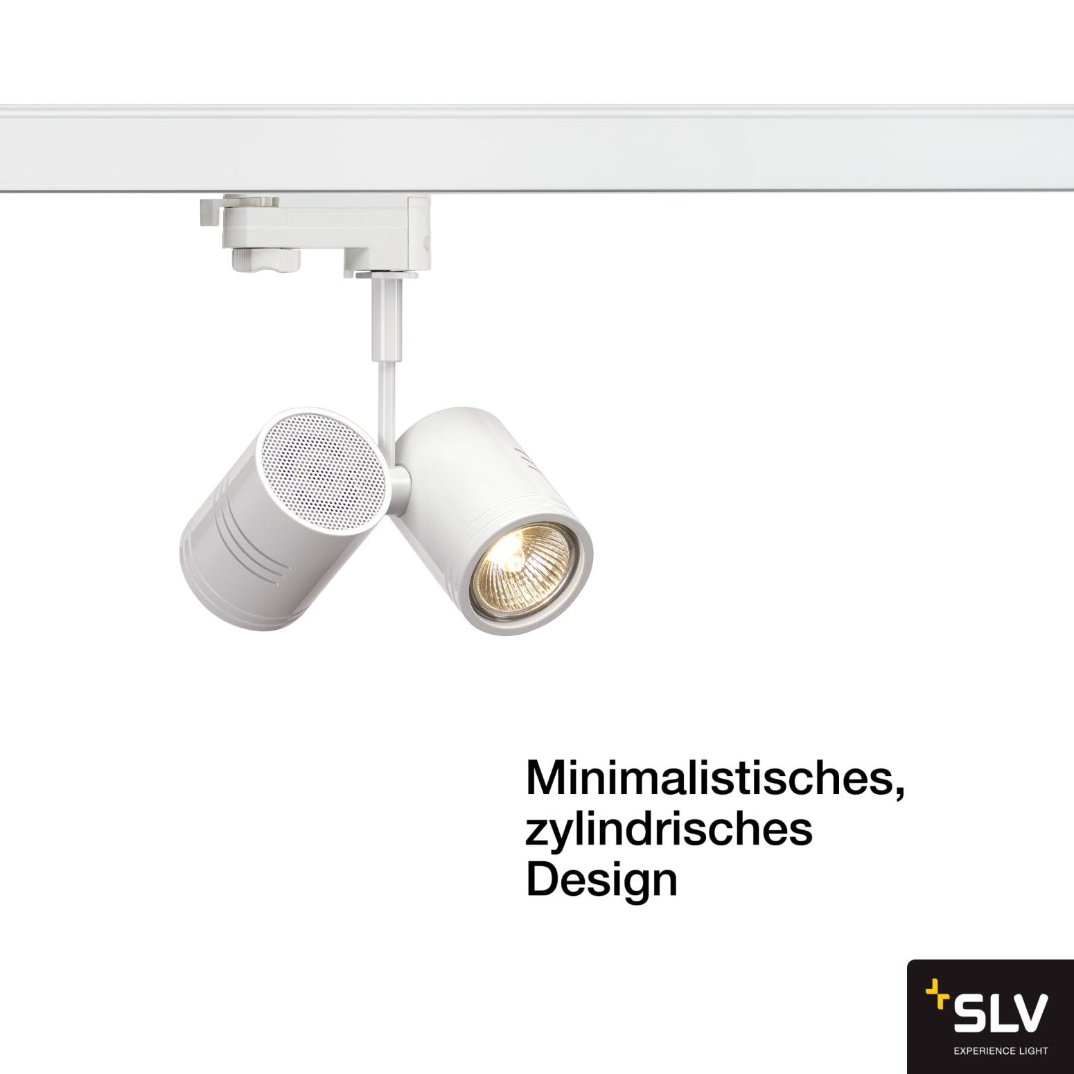 SLV BIMA II Leuchtenkopf mattweiss 2xGU10 max. 50W inkl. 3P.-Adapter
