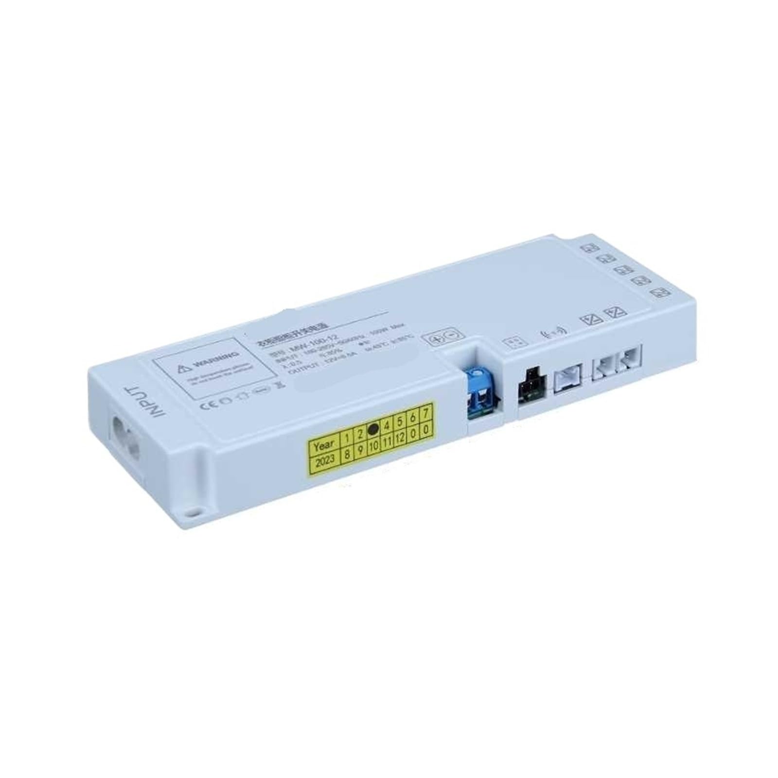 PWANUIGTE LED Wardrobe Cabinet Light Dedicated Power Supply 220 to 12V/24V with Transformer Interface Induction Switch(MW-100W-12V)
