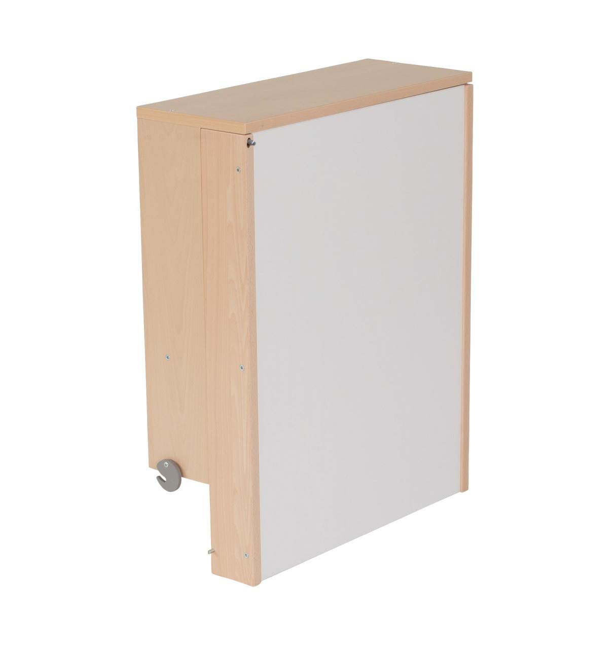 Geuther 4872 Étagère à langer murale Wicki Étagère avec matelas à langer peu encombrante utilisable d'une seule main planche à langer agréable pour le dos Naturel Motif: étoile