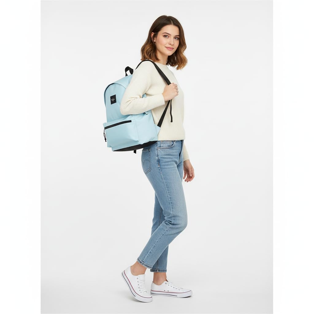 Pepe Jeans Aris Mochila para Portátil, Azul, Portátil 15,6 pulgadas