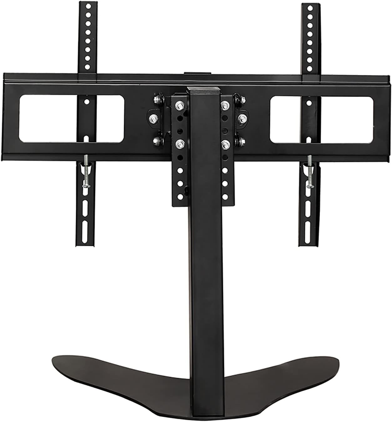 Adjustable Universal TV Stand for 32-55" LCD/LED TVs, 5 Height Settings, Sturdy & Stylish Design, Supports Up to 35kg, Easy Installation, Tabletop Mount for Home & Office Use