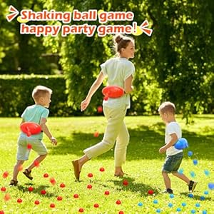 Party shaking swing balls game set for kids adultsbackyard family toy with 40 balls birthday st patricks games outdoors indoors bachelorette party games for boys and girls age 5 6 7 8 9  urban country home decor