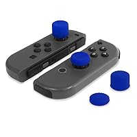 Vista 4 de Hyperkin Silicone Thumb Grips for Joy-Con (Neo Blue) (8-Pack)