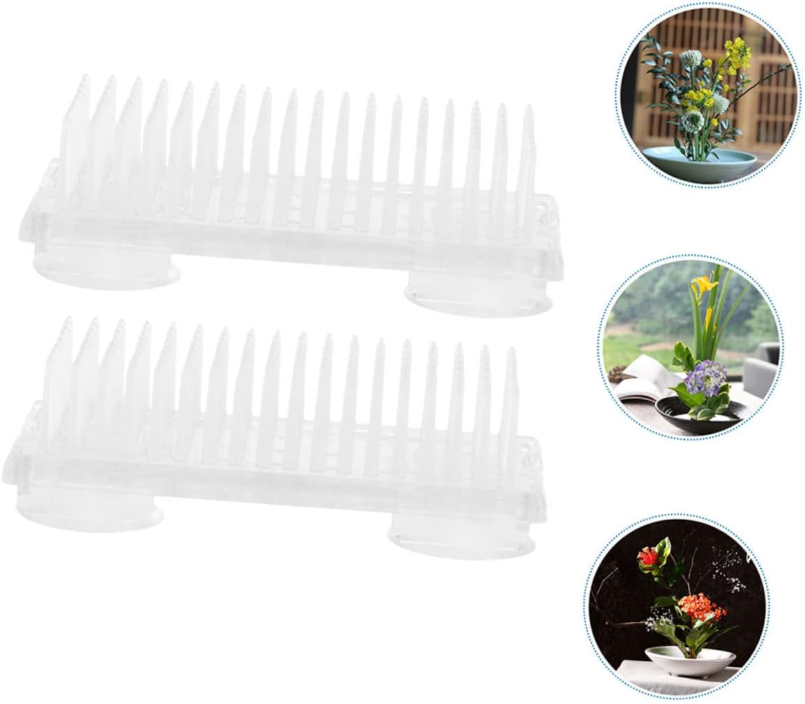 Tofficu 10pcs Flower Frogs Floral Arrangement Pin Holder for Easy Flower Centerpieces for Home Decor and Weddings