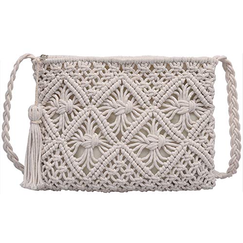 EVEOUT Carteras de Mano y Clutches para Mujer Bolso de Hombro Tejido Vintage...
