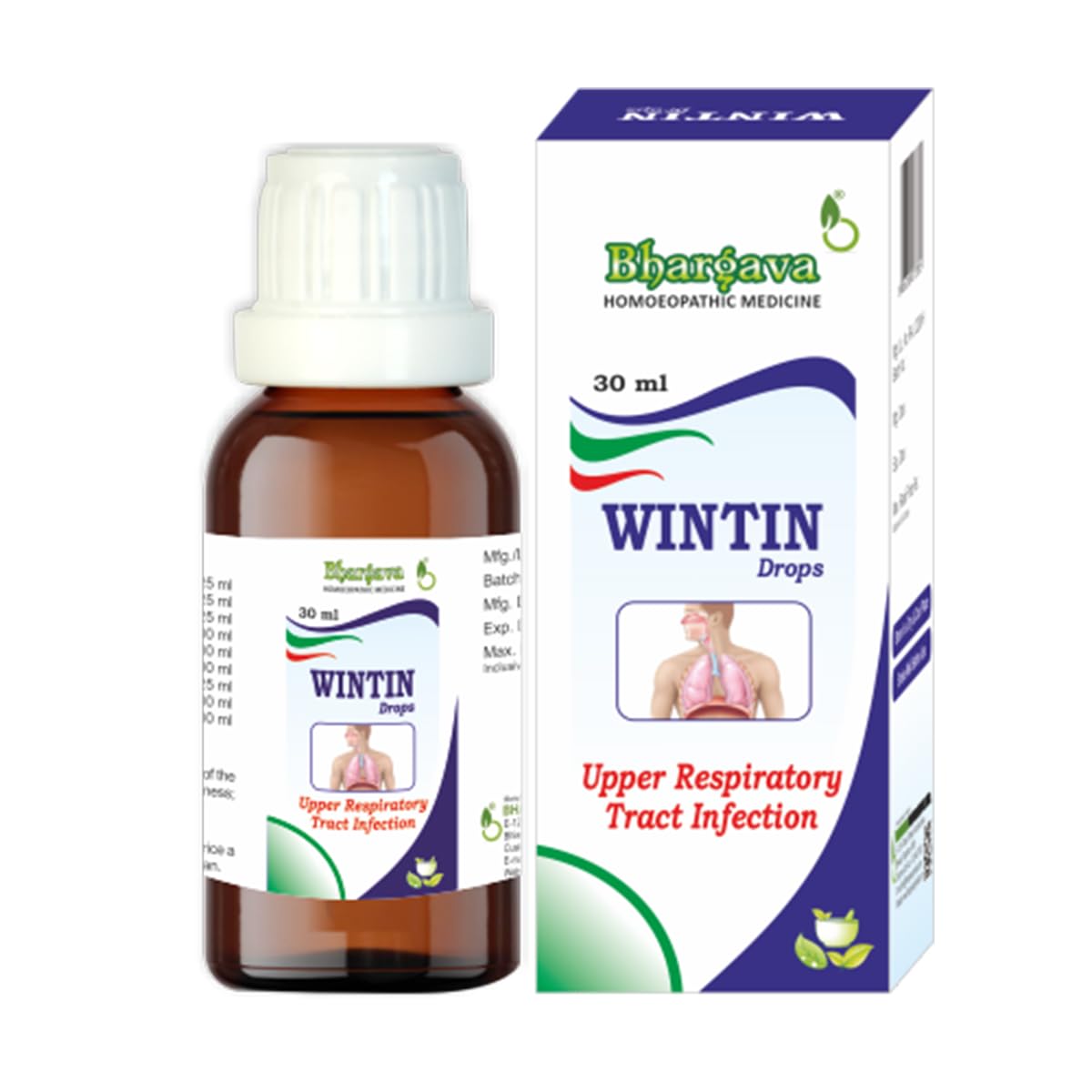Doctor Bhargava Wintin Minims Drop 30ml Aids in Respiratory Tract Issues Helps with Chest Infections Reduces Throat Soreness Relieving Flu Symptoms Like Sneezing Coughing and Fever-image-3