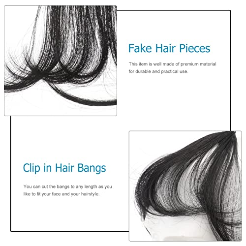 Lurrose 1pc Pezzi di capelli finti Utile Clip