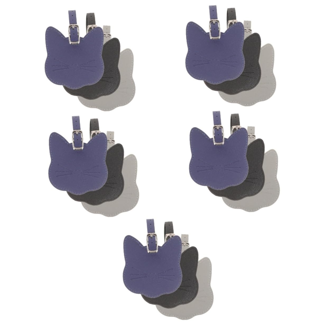 BESPORTBLE 5 Set Etichetta Bagaglio Simpatiche Etichette Per Valigia A Forma Di Etichetta Di Viaggio Copertina Etichette Da Viaggio Per Bagagli Etichetta Valigia 3 Pezzi*5