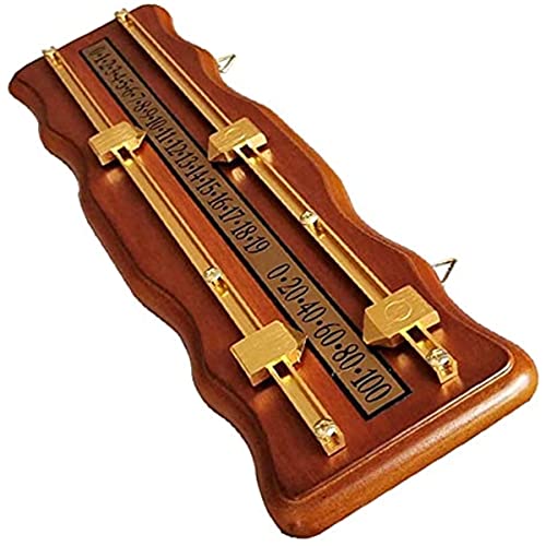 Tablero de Marcador para Billar y Snooker, Tablero de Puntuación con Contadores de Latón Sólido, Ideal para Amantes del Billar y Juego de Snooker miniatura 1