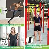 Resistance Bands, 4 Verschiedene Ebenen Widerstandsbänder mit Türanker und Handgriffen, Fitnessbänder für Kraftraining, Training, Yoga für Männer und Frauen