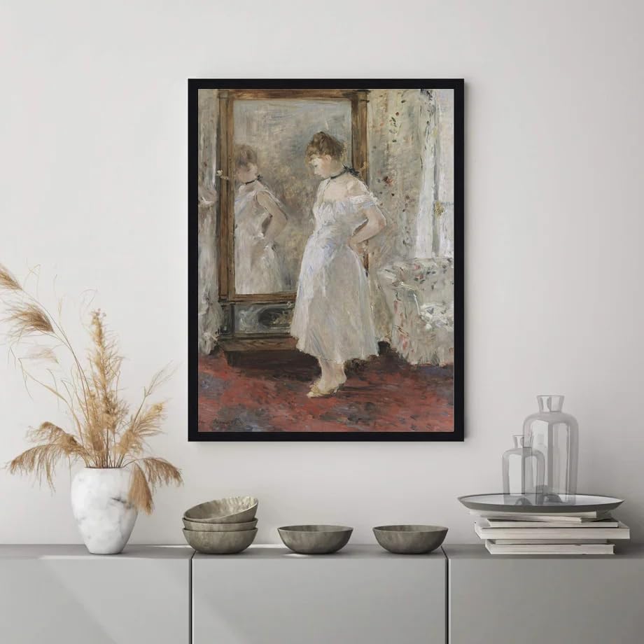 Amazon.co.jp: ベルト・モリゾのプシュケ・ミラー ウォールアート