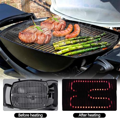 Ersatzteil Heizelement für Weber Elektrogrill 66631 80342 80343 65620 Q140 Q1400 Serie Grill Heizelement Rostfreie Stähle Heizspirale 230V 2200W