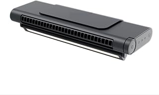 Aire acondicionado para autocaravana, mini aire acondicionado portátil, personal, ajustable, atomizador (negro)