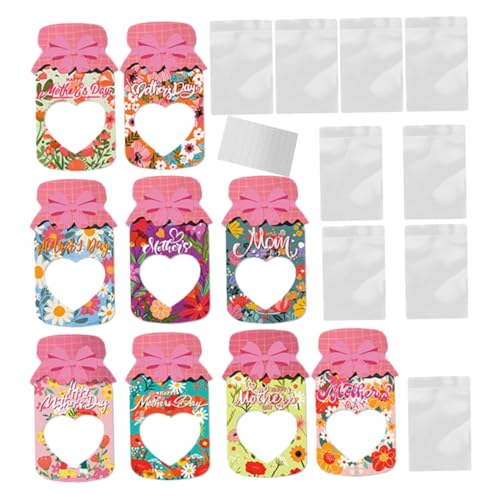 SOESFOUFU 9個テーマ 花柄 カーー と 納にな パーティー用 ーティングカードや