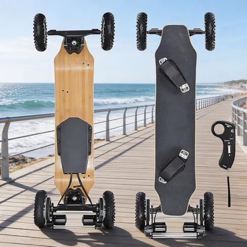 Giuggiolared Skateboard Eléctrico Todoterreno con Ruedas Inflables de 7,8