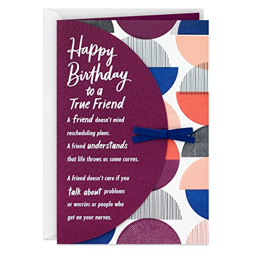 Hallmark Birthday Card for Friend (True Friend)