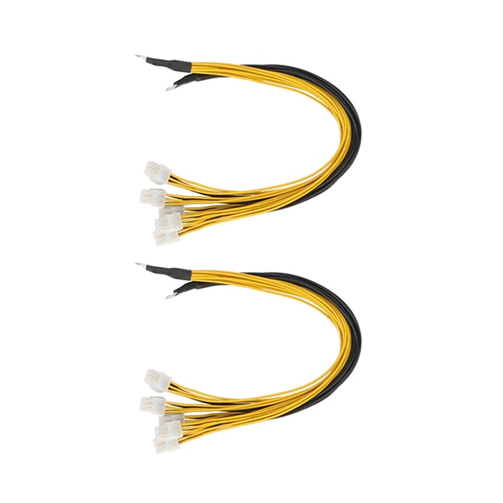 SCRUBY 6Pin Connector Server Power Supply Cable PCIe Express for Antminer S9 S9I Z9 for P3 P5 Support Miner PSU Cable(2 pcs)