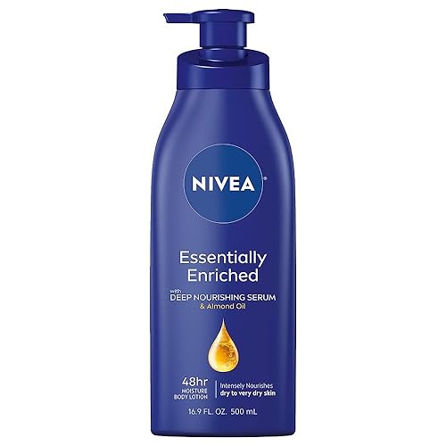 Nivea Loción esencialmente enriquecida bomba de 169 onzas muy seca 169fl oz paquete de 2