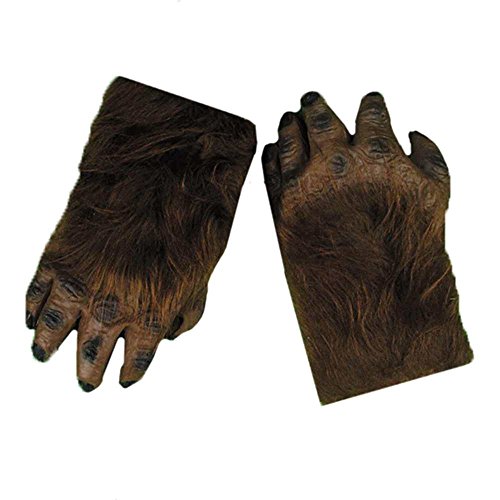 Forum Novelties Adult Hairy Hands Costume Accessory, Brown, One Size