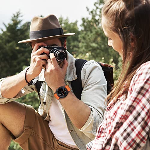 Fenix 7X Correa/Fenix 6X Pulsera, 26mm Pulseras Silicona Correa para Fenix 7X Solar/Fenix 7X Sapphire Solar/Fenix 6X/Fenix 6X Pro/Fenix 5X/Fenix 5X Plus/Fenix 3/Fenix 3 HR/Enduro/Tactix Delta/Quatix 3