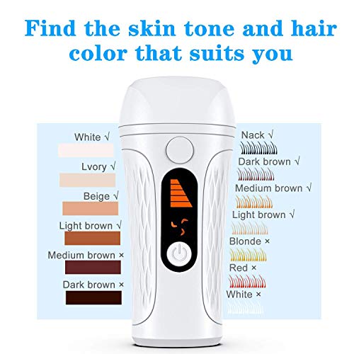 image for Feeke Hair Removal System for Women IPL Hair Remover Device Permanent 