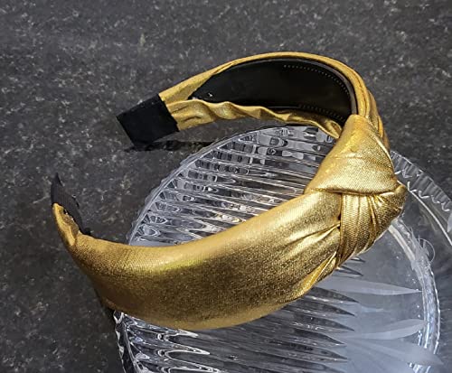 Image of Elegant&Exclusive Women's Fashion Chain Stones Hairbands /Headbands from Our Embellished Collection Useful for Girls & Women (Gold Metallic)