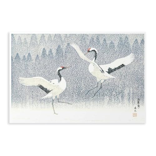 Poster toile grue decoration murale moderne format 40x61 cm idee cadeau