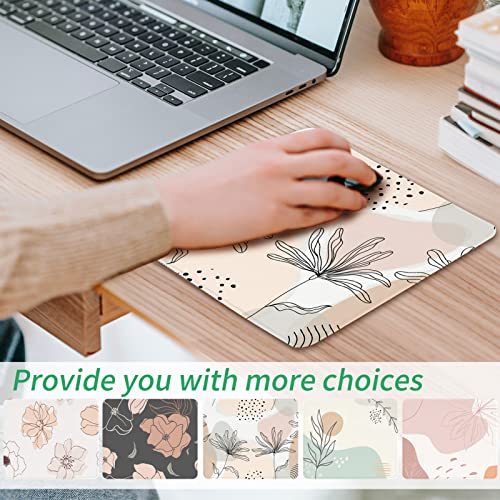Watbro Mouse Pad,Art Floral Square Premium Texture Non-Slip Rubber Base Gaming Mouse Pad, Washable Office Mouse Pad, Men's And Women's Computer Laptops, 9.5 "X7.9" X 0.12" #TOP5