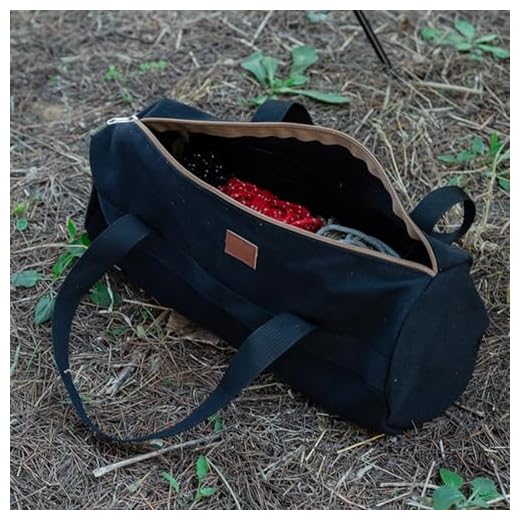 Tool Storage Bag for Camping, BBQ & EDC, Multi-Purpose Gear Organizer Pouch with Zipper, for Tent Stakes, Grill Tools, Car Accessories