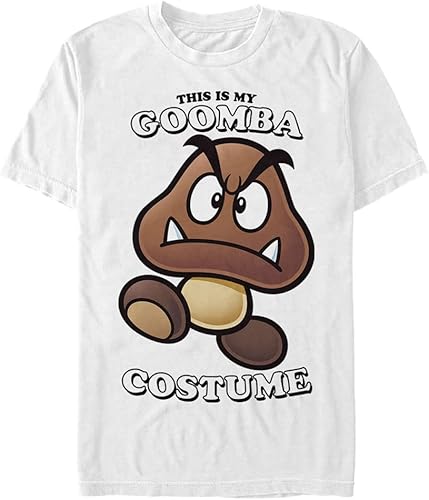 Nintendo Camiseta de disfraz Goomba grande y alta para hombre