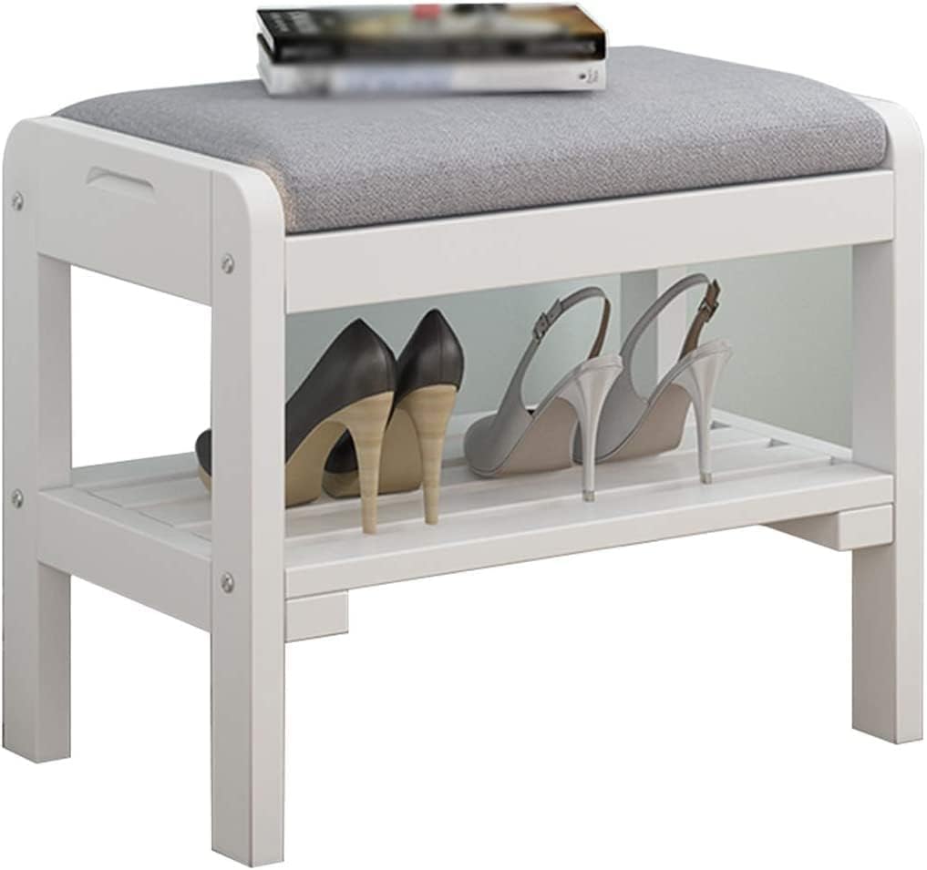Banco de almacenamiento de gran capacidad con doble capa de madera maciza