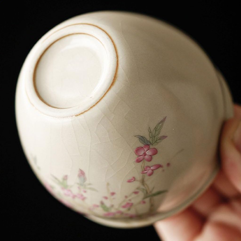 GSOUL Kungfu Tea cup Ceramic Master Cup Jar Home Living Room Tea Brewing Personal Drinking Kung Fu Set Single Small Tea Cups