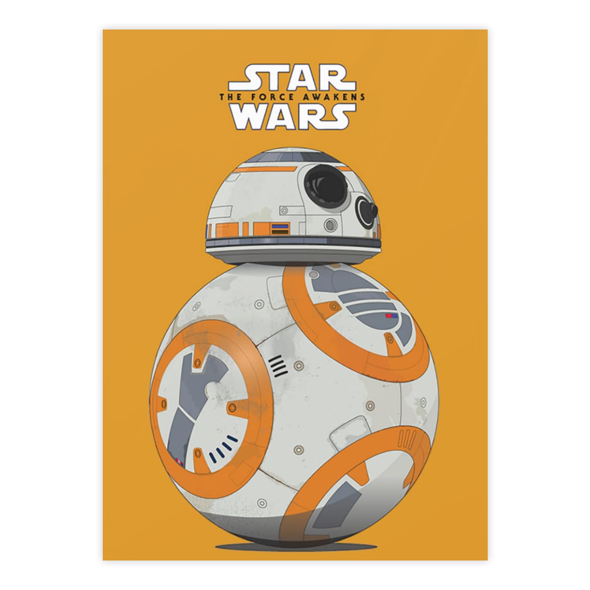 Amazon.co.jp: スターウォーズ BB-8 1枚 クリスタルステッカー 