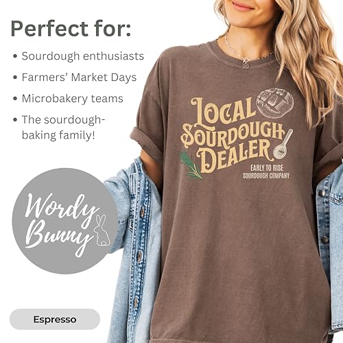 Custom Sourdough Shirt for Women and Men - Personalized Sourdough Gift & Accessories - Vintage Style Homestead Gifts2